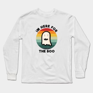 Im Here For The Boo Vintage Long Sleeve T-Shirt